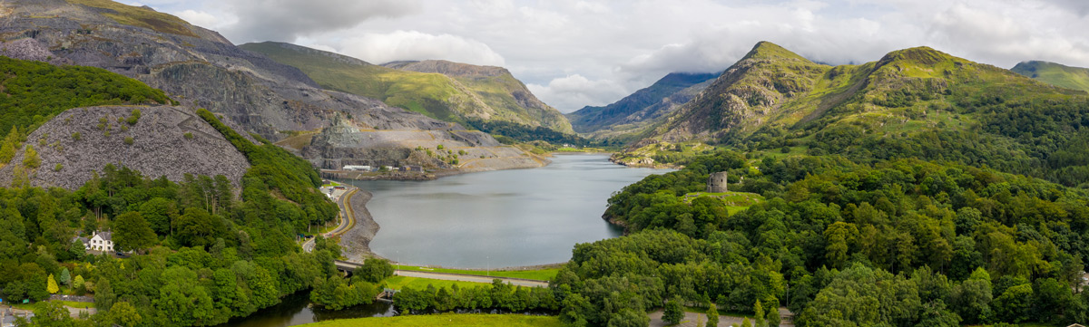 Aerial of Dinorwig Power Station