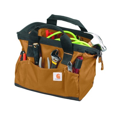 TOOLBAG-001 | Carhartt® brown canvas tool bag | CRC Distribution Inc.