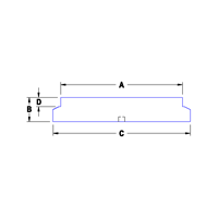 BP-4000-500 | BUTT PLATE 4.000 x .500 | CRC Distribution Inc.