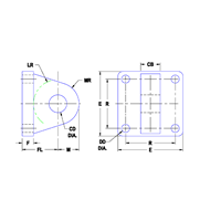 DEB-05 | 0.5in DETACHABLE EYE BRACKET | CRC Distribution Inc.