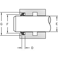 KW-2000 | 2 X 2 3/8 X .190 K Wiper URE | CRC Distribution Inc.