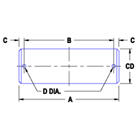 DP-10H | 1.0" CLEVIS PINS WITH HOLES | CRC Distribution Inc.