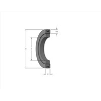 MPSQ-150X129X8.1 | PA-PTFE/NBR- 150.00x129.00x7.9 (8.1) | CRC Distribution Inc.