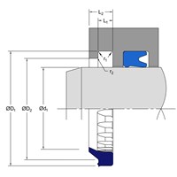 ST-200-XL | 2 X 2 1/2 X 1/4 D Wiper | CRC Distribution Inc.